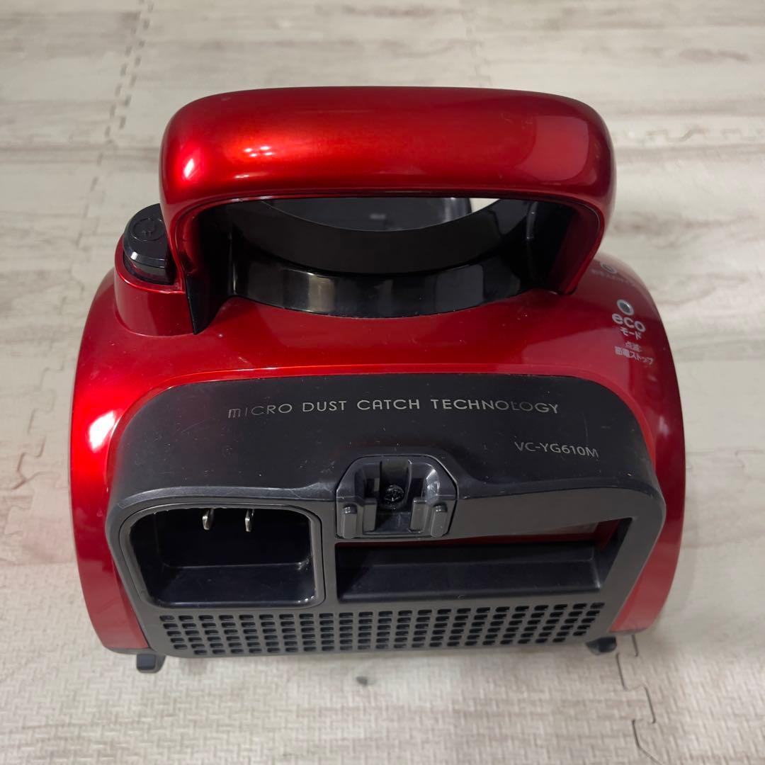 【美品】東芝 トルネオV VC-YG610M サイクロン掃除機 レッド 軽量