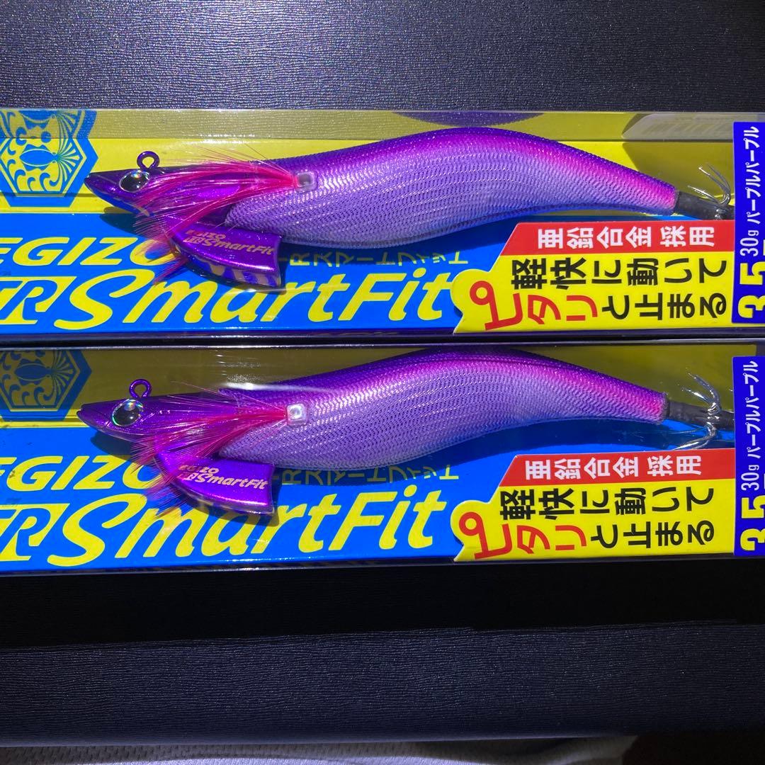 エギゾーTRスマートフィット 3.5号 30g パープルパープル 2点セット
