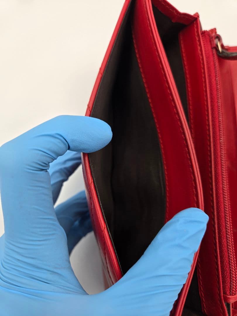 Gucci GG　マーモント　コンチネンタル　キルティング　長財布