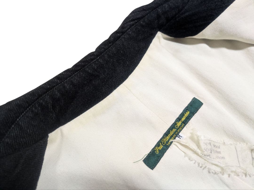 美品 Paul harnden マックコート ウールリネン ポールハーデン