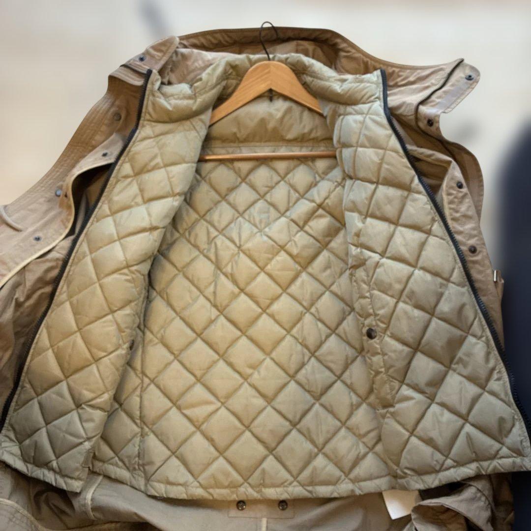 ブラウン モッズコート　タトラス　インナーダウン　TATRAS