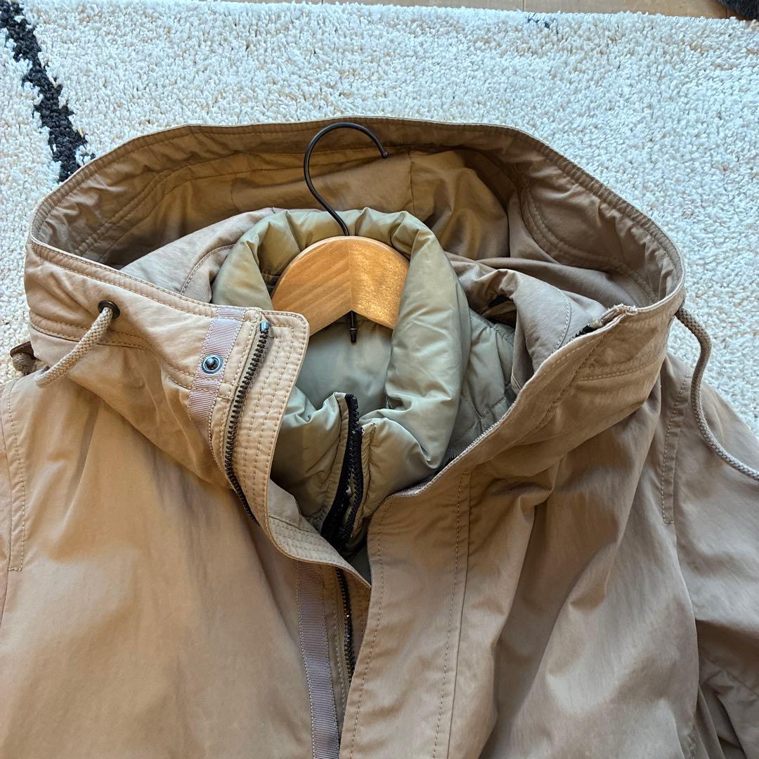 ブラウン モッズコート　タトラス　インナーダウン　TATRAS