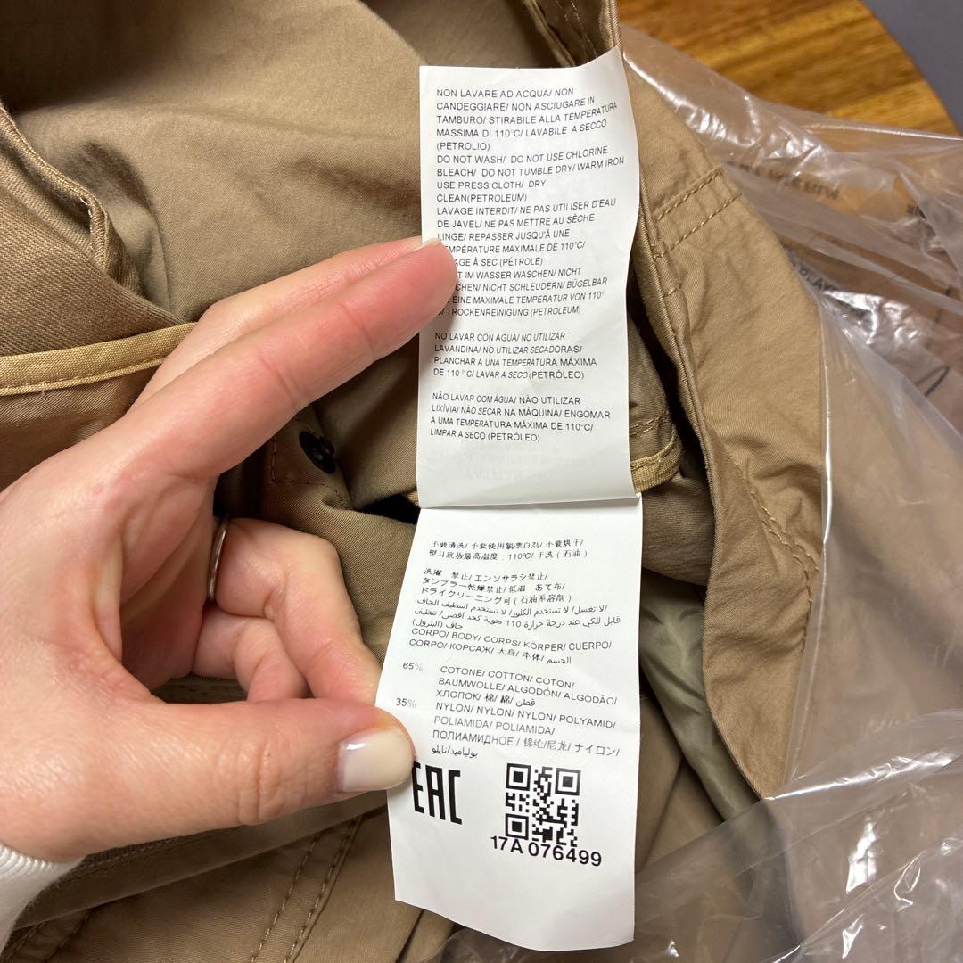 ブラウン モッズコート　タトラス　インナーダウン　TATRAS