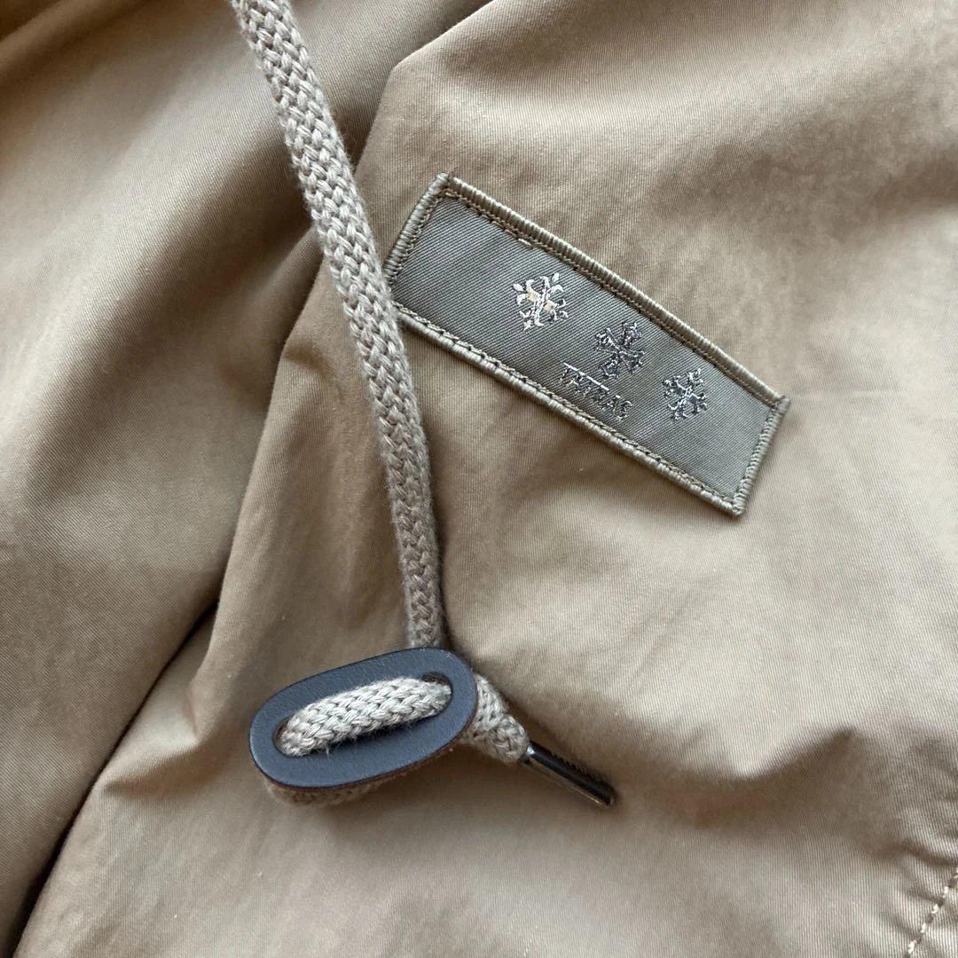 ブラウン モッズコート　タトラス　インナーダウン　TATRAS