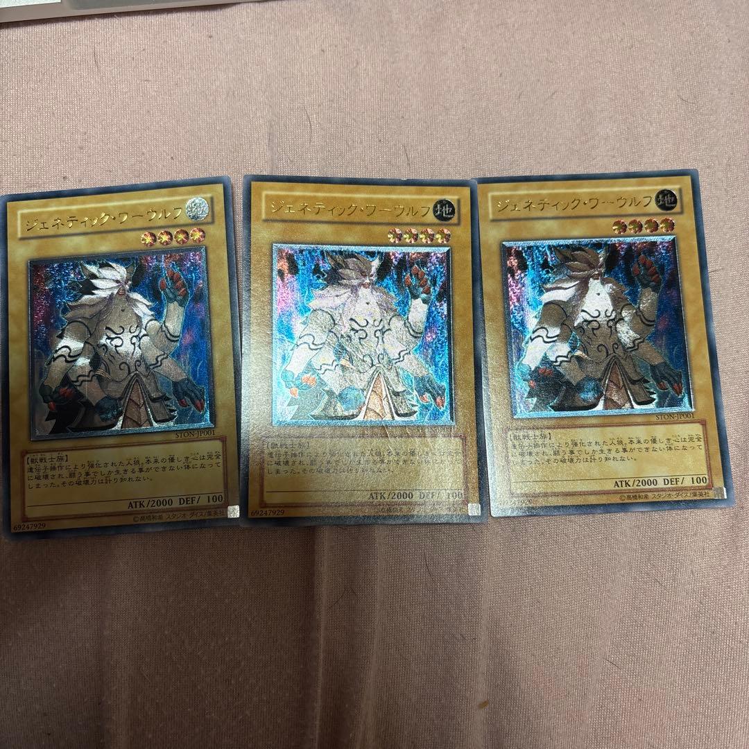 ジェネティックワーウルフ レリーフ 3枚