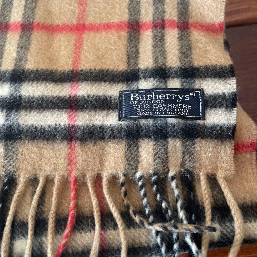 Burberrys OF LONDON カシミヤマフラー - メルカリ