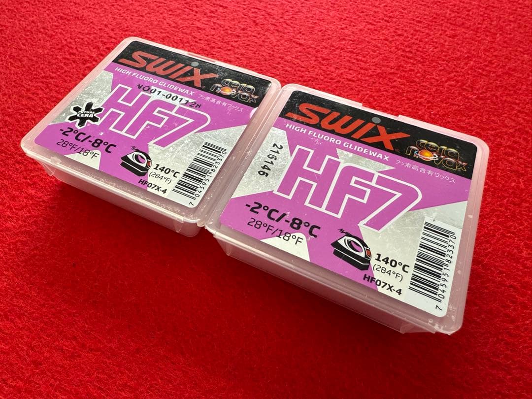 SWIX HF7 スキーワックス 2個セット SWIX HFシリーズ (フッ素高含有ワックス) - サッポロスキッド