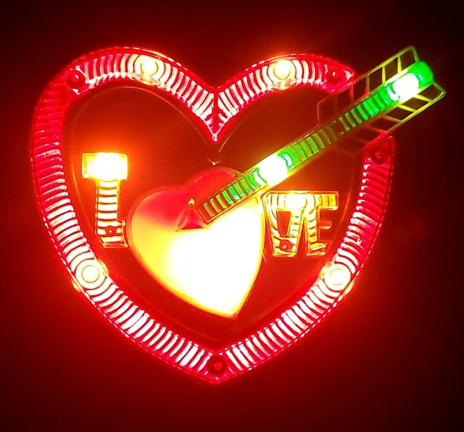 ♡レトロ 当時物 ラブ灯 ハート型♡