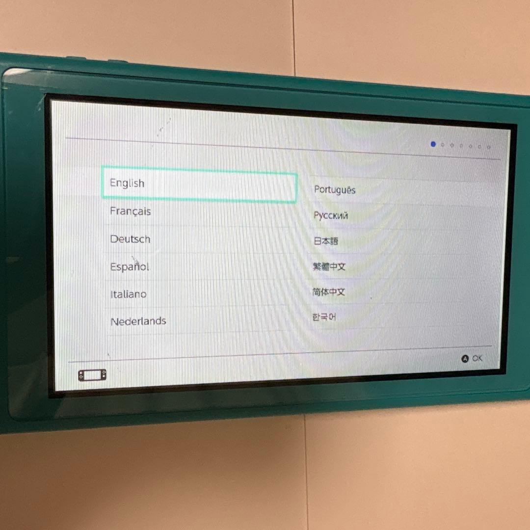 Switch Lite 本体 ターコイズ 難あり