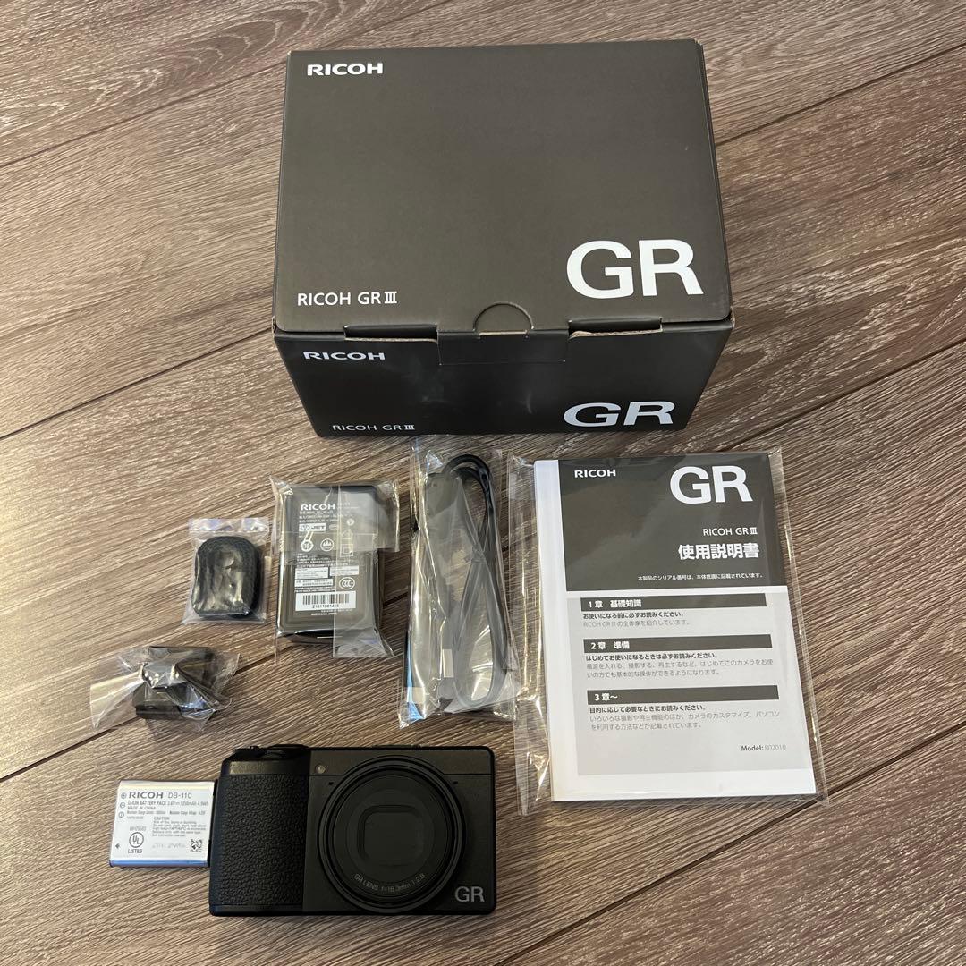 RICOH GR Ⅲ シャッター数1420枚