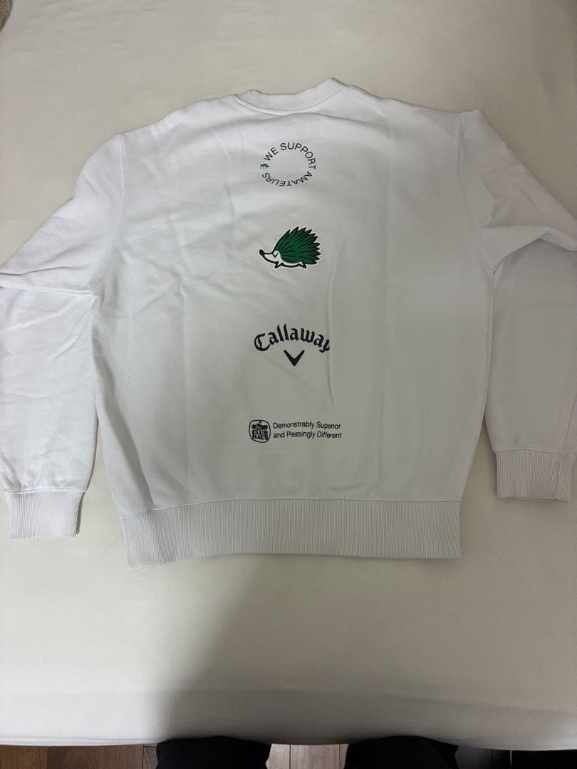 クラブハウスキャロウェイコラボ白半袖ポロシャツ｜クラブハウス