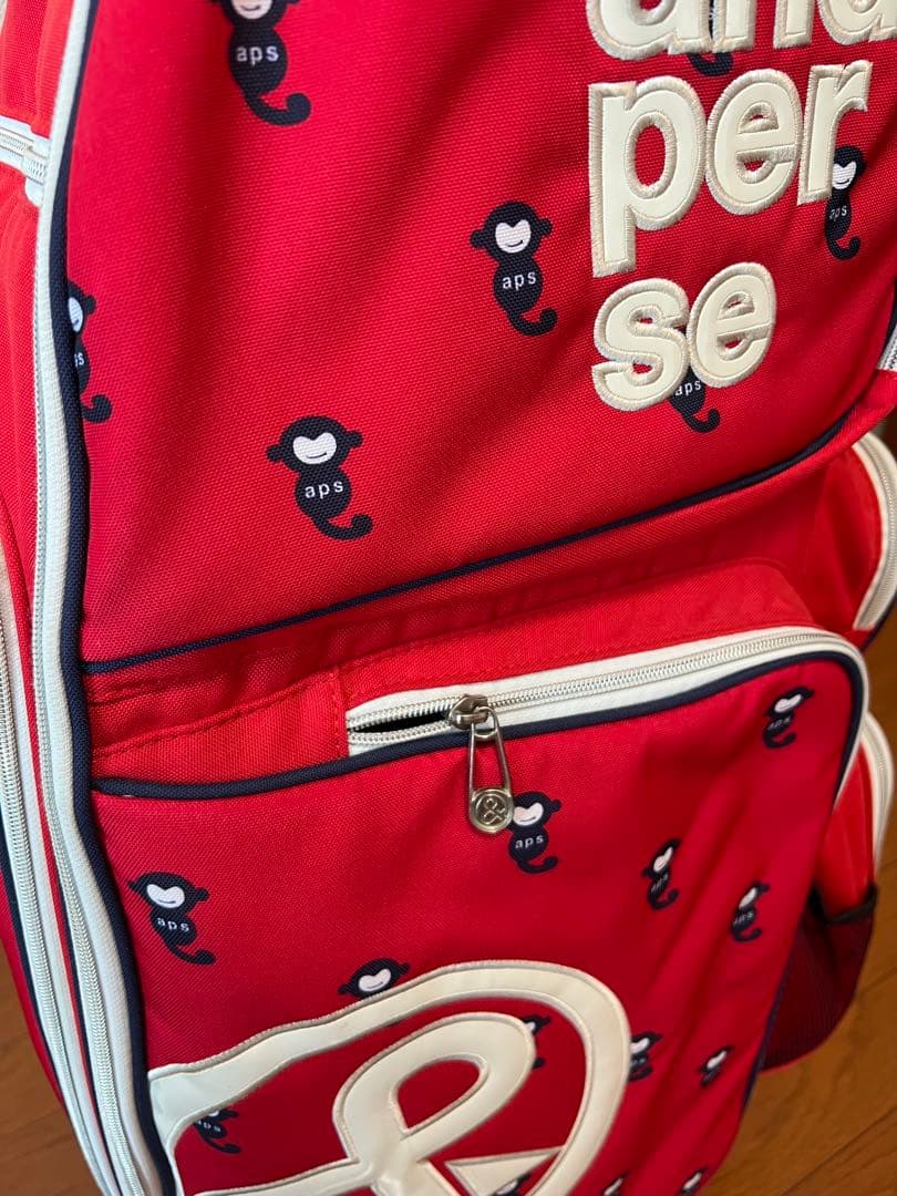 and per se ゴルフキャディバッグ レッド