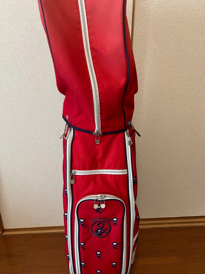 and per se ゴルフキャディバッグ レッド