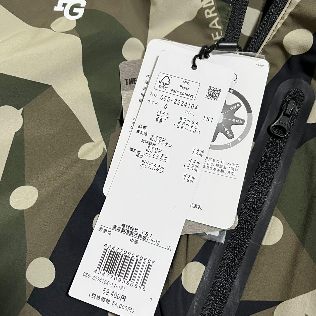 新品　パーリーゲイツ ドット迷彩 フリースライニング　コート　ジャケット