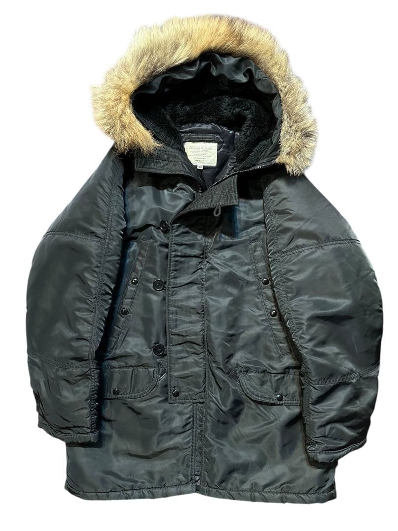 L極美品 SHIPS別注 SPIEWAK N-3Bモッズコート黒 USA製 40