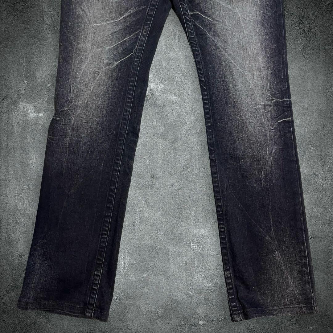 最 安 価格ファッション - cloud72 ブラックデニム y2k ドクロ スカル