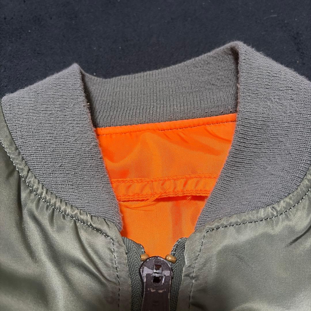 90s USA製 ALPHA Ma-1 bomber jac ミリタリー