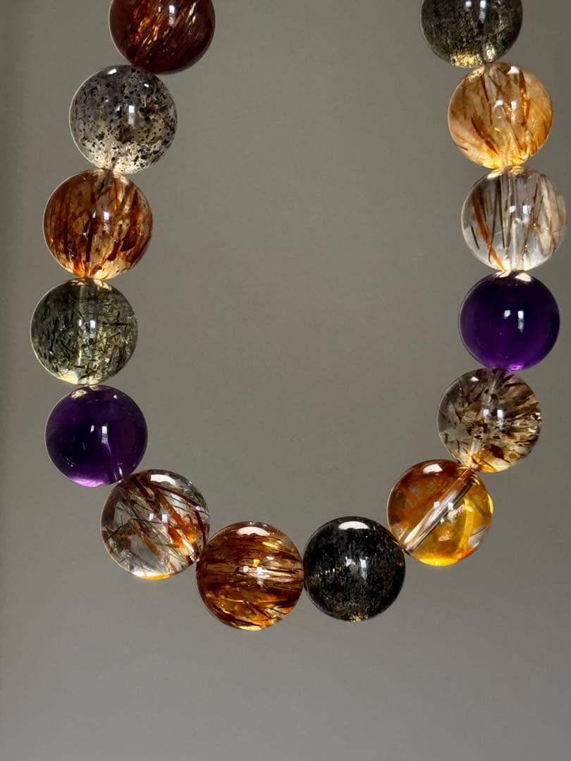 天然スーパーセブンブレスレット　12.5mm