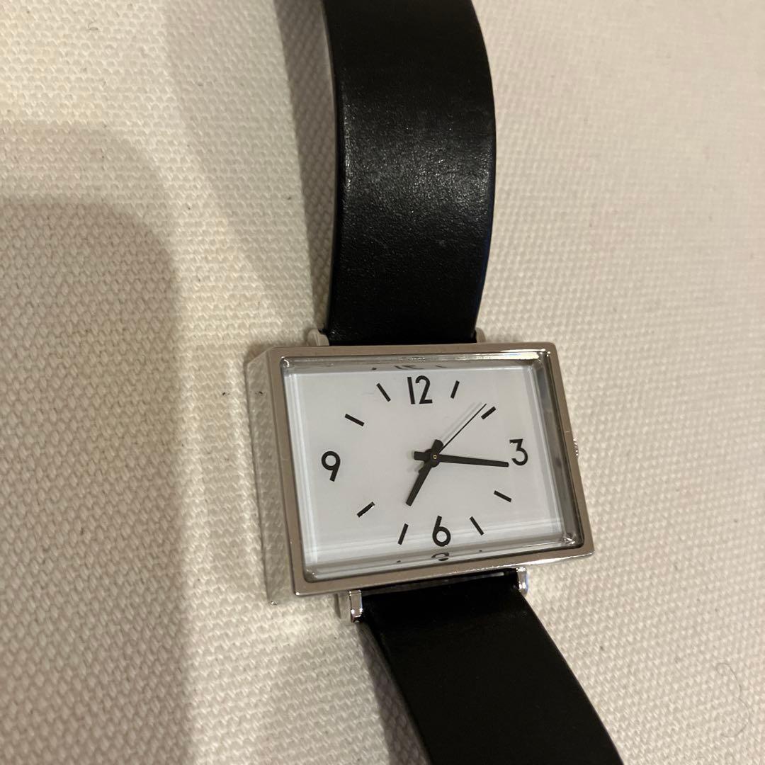 無印良品 MUJI 腕時計 駅の時計 ブラック 深澤直人 - メルカリ