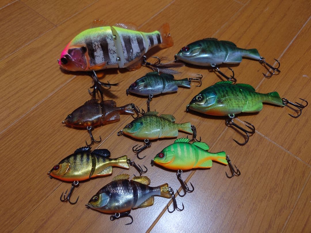 コイケ フルキャスト ソフトルアー 9個セット