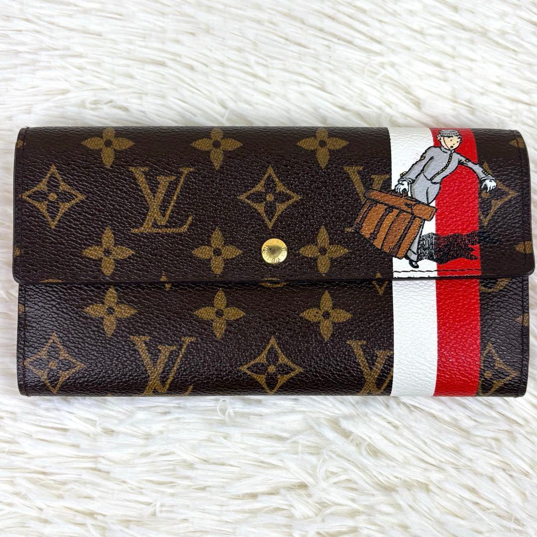 【極美品】ルイヴィトン モノグラム ポルトフォイユ サラ 長財布 M60034