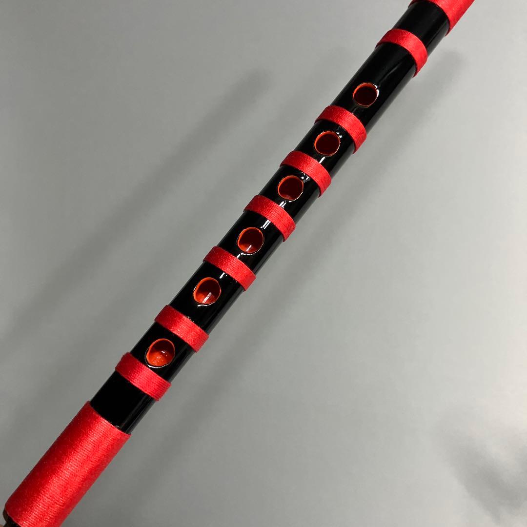 神楽笛（古典調篠笛、囃子笛） MRK-77 石見地方 和楽器 竹笛 総