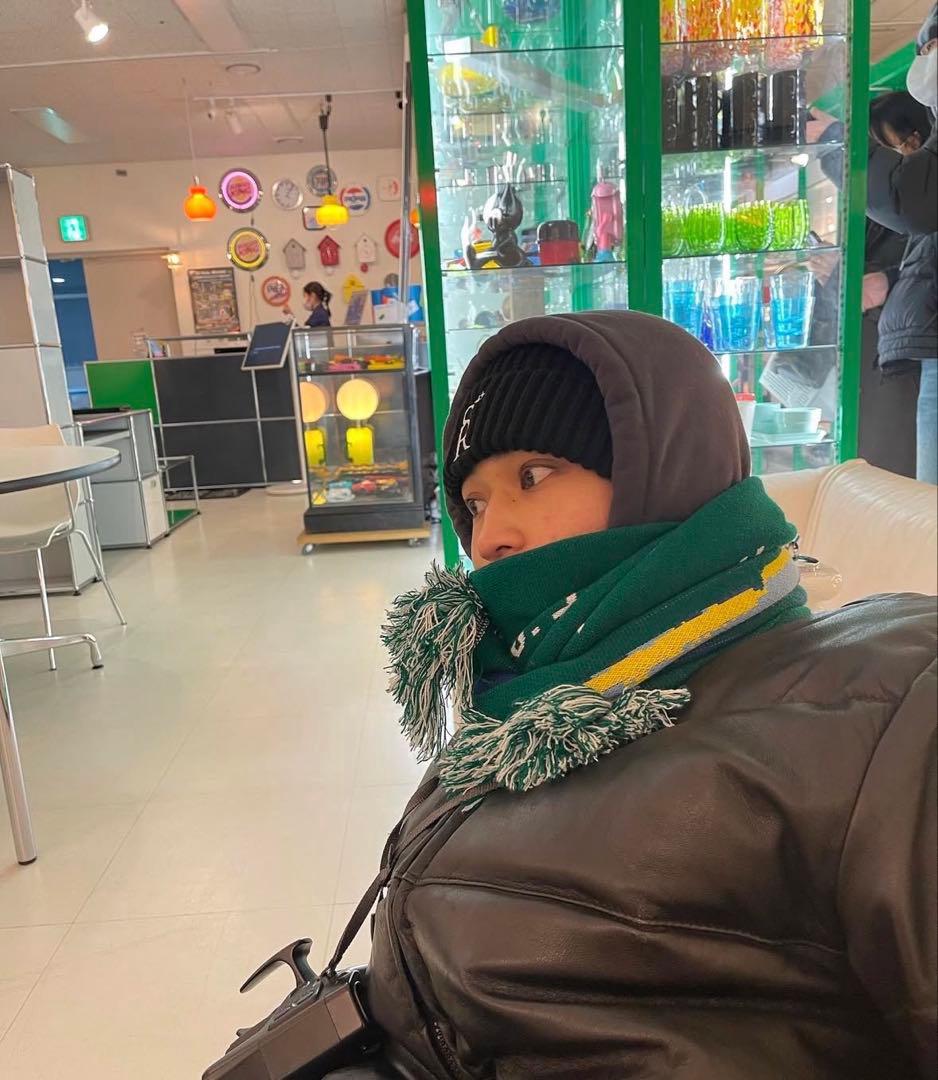 sunroof マフラー 緑色