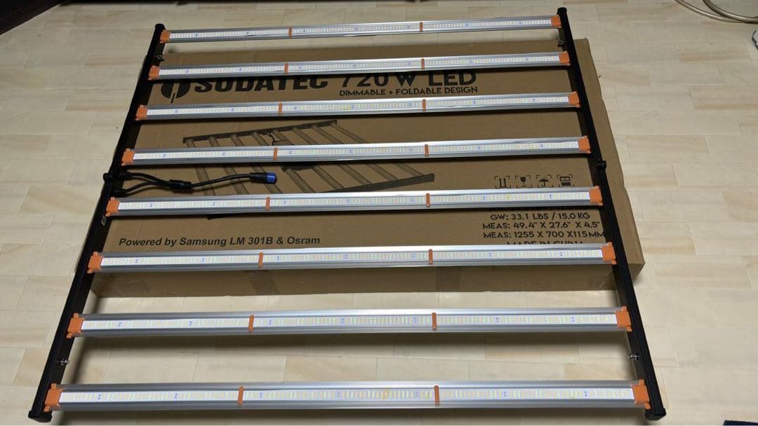 SODATEC 720W LED 照明