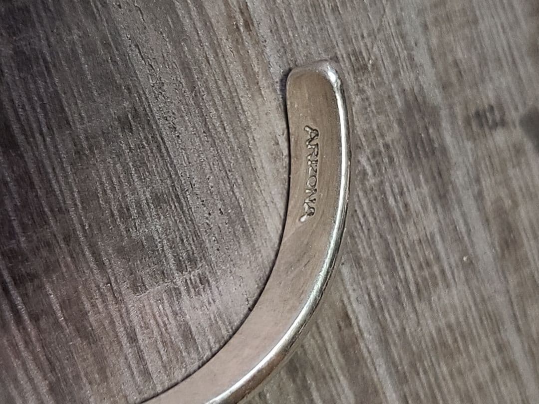 シンプル アリゾナフリーダム シルバーバングル SILVER925 18k