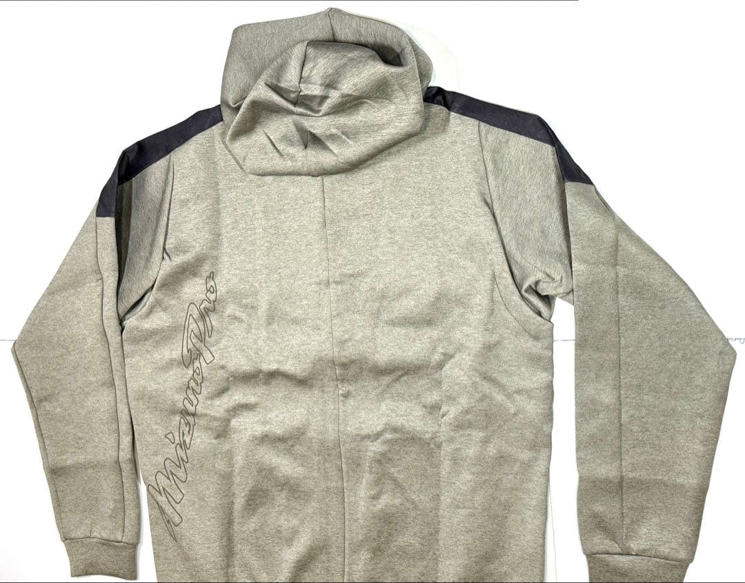 【ミズノプロ】ストレッチスウェットフーディ カーキ O 12JEBK79