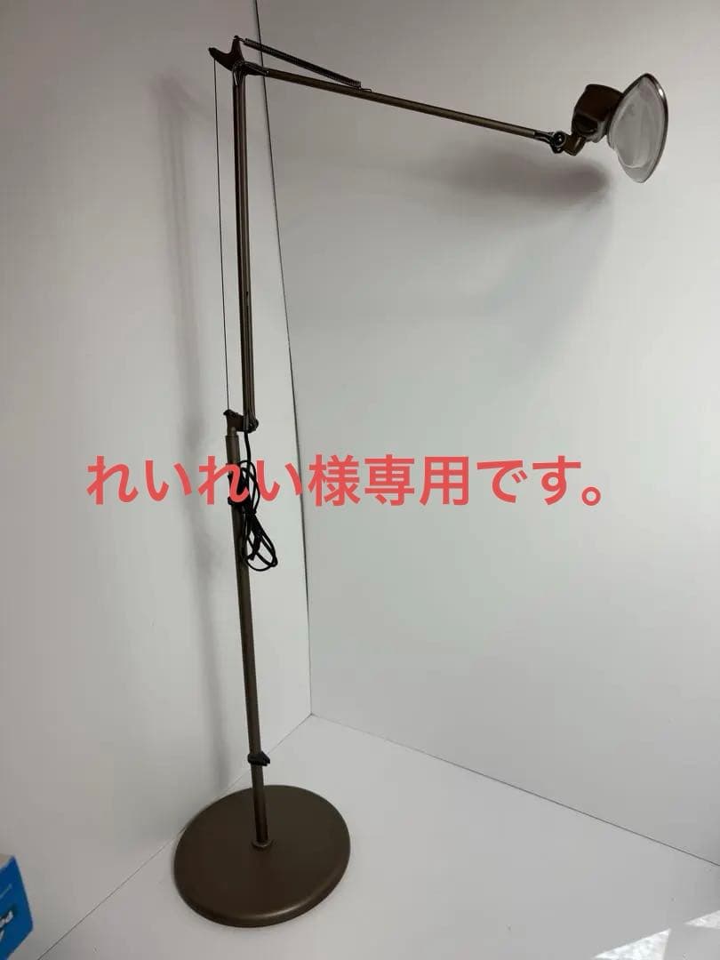 絶版品　スワン電器 LEDフロアスタンド　ブラウンAS-745