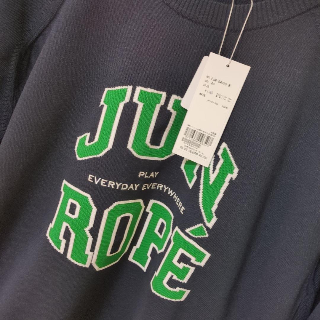 ☆新品☆JUN&ROPE 2024年モデルカレッジロゴニット ショップ サイズ XL