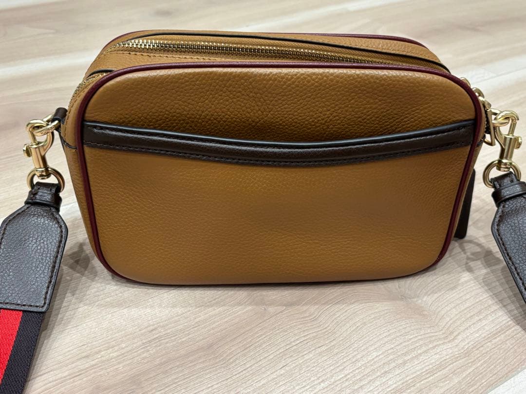 COACH レザーショルダーバッグ ブラウン