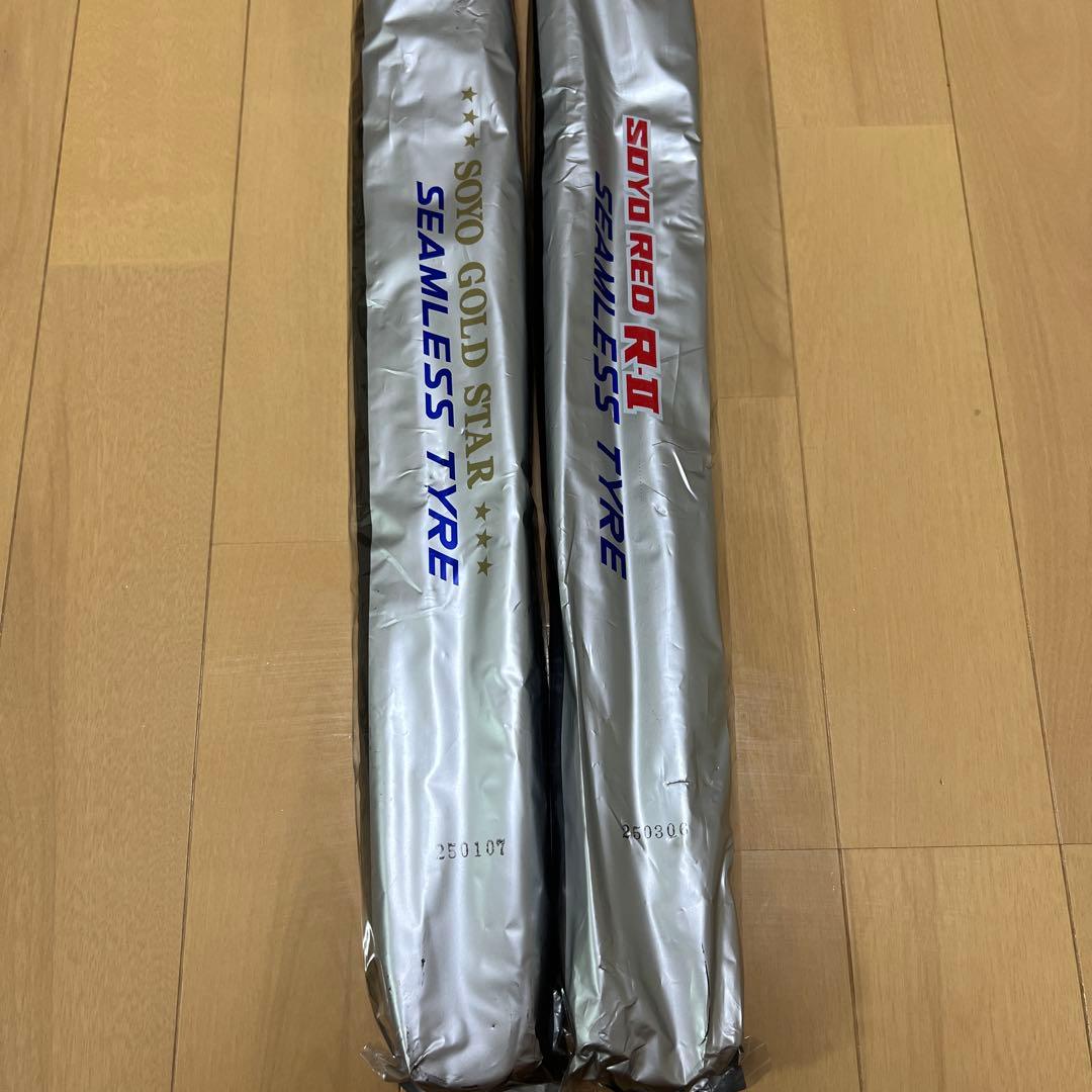 SOYO GOLD STAR & RED R II シームレスタイヤ２本セット