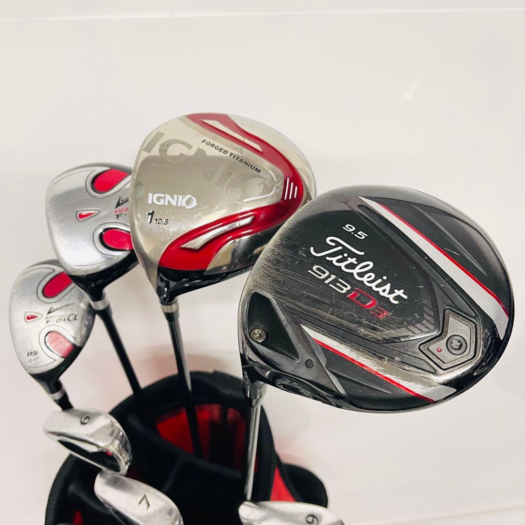 左利き タイトリスト ワールドイーグル レフティ クラブセット ゴルフセット