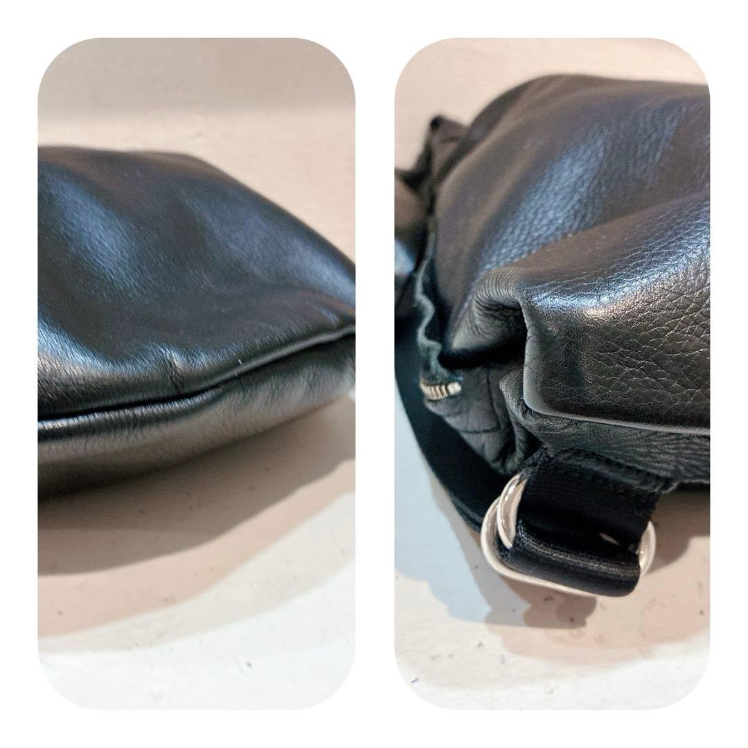 【美品】POMTATA カウレザー ボディバッグ CANDY BODY BAG