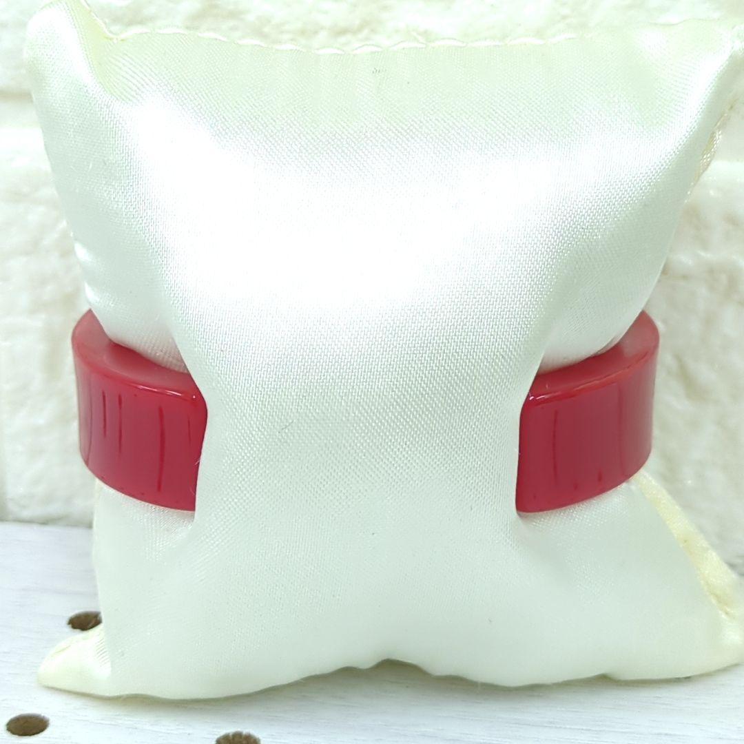 Dior ディオール ロゴバングル ラインストーン レッド