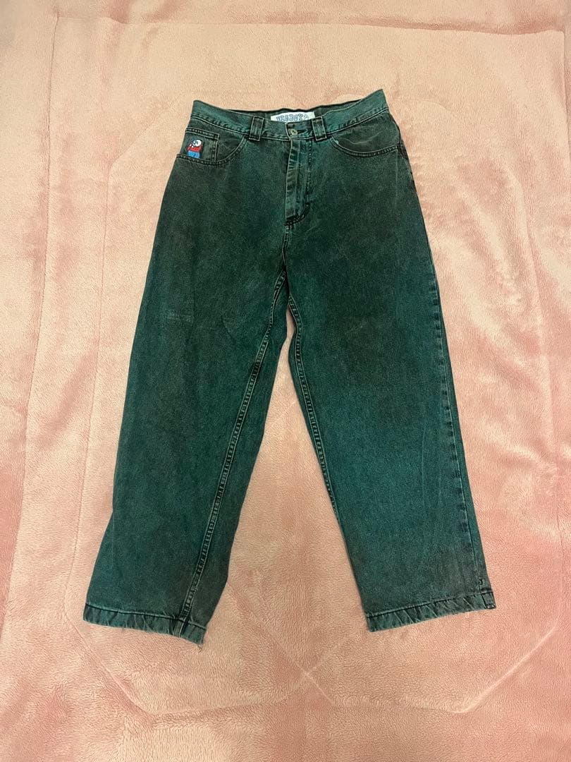 BIGBOY ダークグリーン デニム Sサイズ