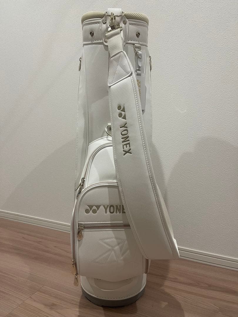 YONEX ホワイト キャディバッグ　ゆうたみん