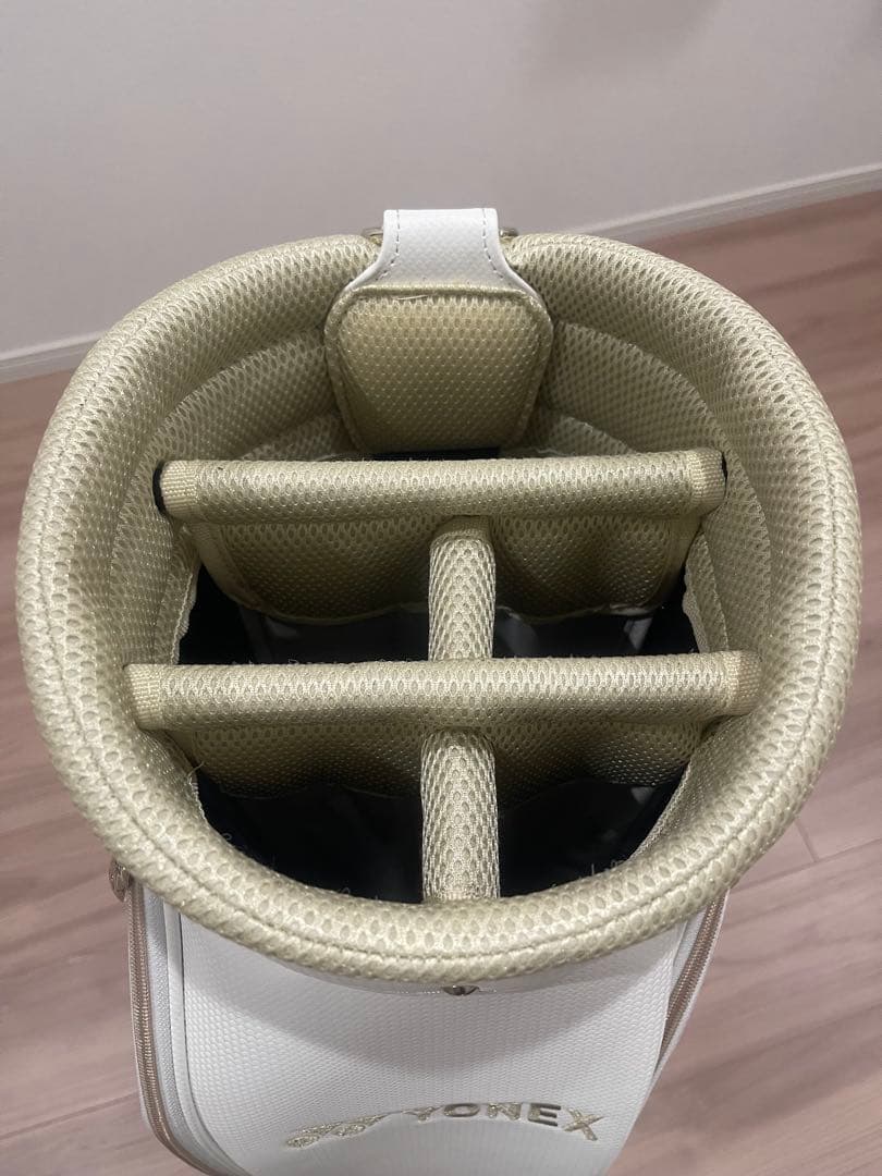 YONEX ホワイト キャディバッグ　ゆうたみん