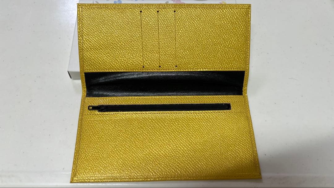 皇居 財布 イエロー ゴールド