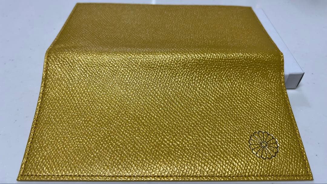 皇居 財布 イエロー ゴールド