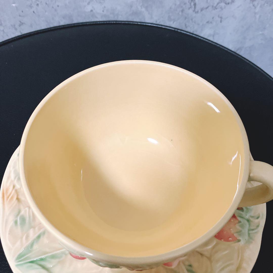 【希少】リュネヴィル 中型カップ プレート 皿 バルボティーヌ フルーツ