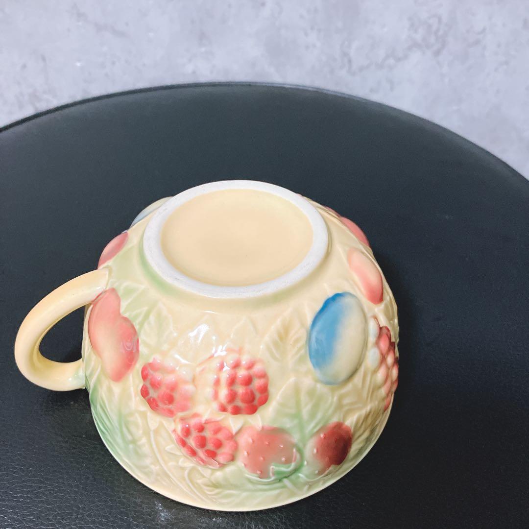 【希少】リュネヴィル 中型カップ プレート 皿 バルボティーヌ フルーツ