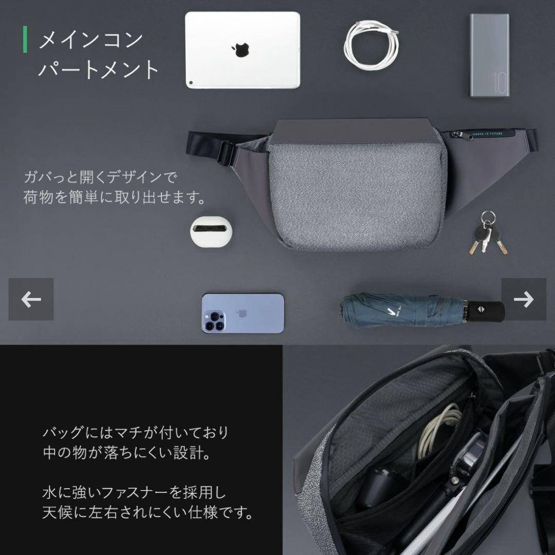 【美品】KORIN 防刃盗難防止ショルダーバッグ　ボディバッグ