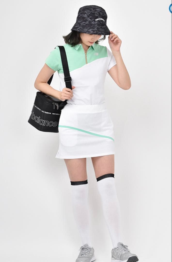 新品 タグ付き ニューバランスゴルフ レディースウェア セットアップ