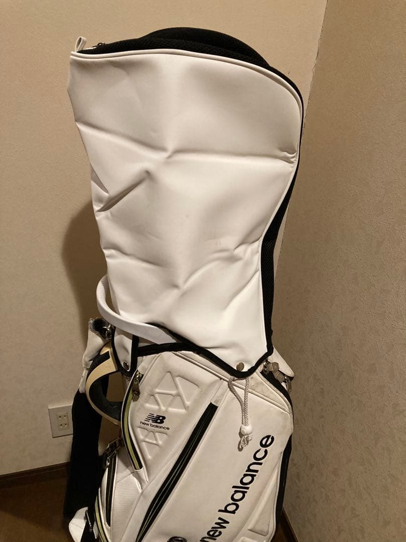 ひろ new balance ゴルフバッグ ホワイト
