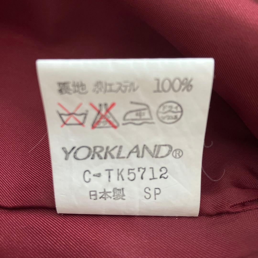 希少✨YORKLAND ヨークランド モヘア混 チェック柄 ワンピース 赤系