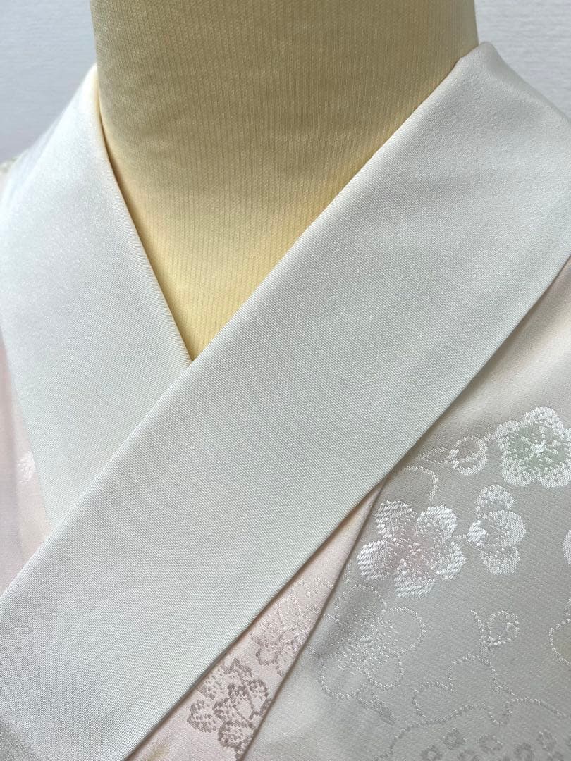 小柄な方　振り袖　フルセット　白　別誂長襦袢　成人式　金彩加工　刺繍入り　736