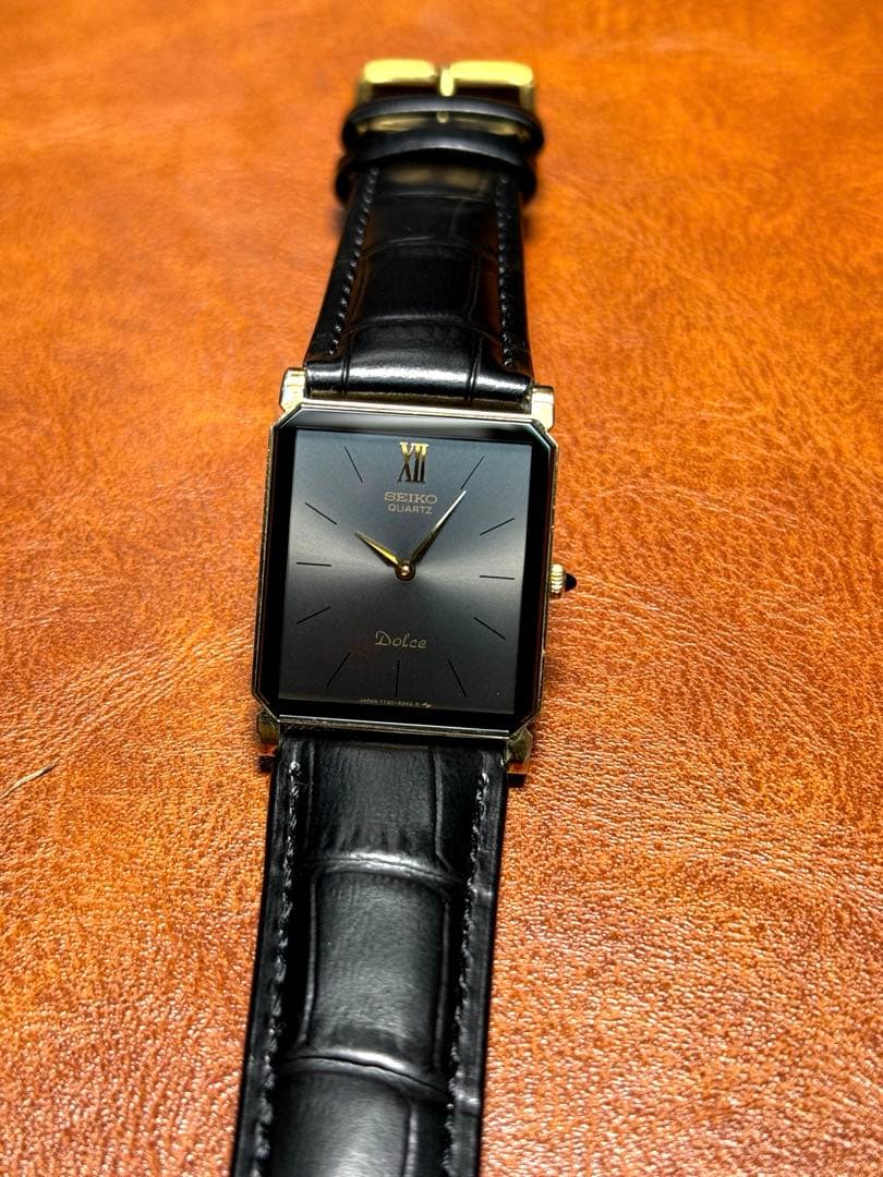 A134 希少 稼動品 SEIKO DOLCE レクタンギュラー80年代 - メルカリ